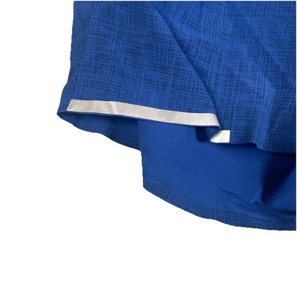 Lululemon Men’s Surge Running Shorts Lined Blue Size L Zip Reflective Beach - Picture 3 of 9